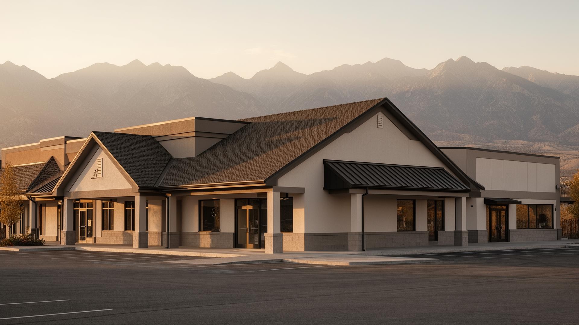 Strip retail, offices & restaurants